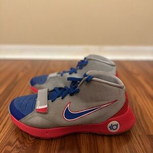 Nike Kids' Gray and Red Basketball Shoes